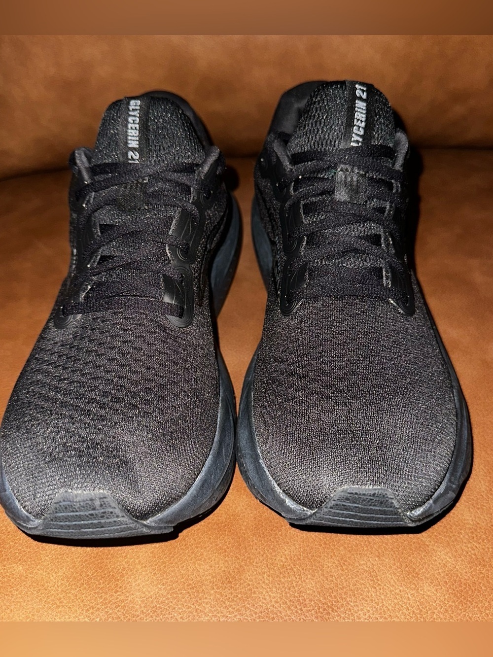 UEC Brooks Glycerin 21 running shoes Men’s Sz 9 - Picture 3 of 12